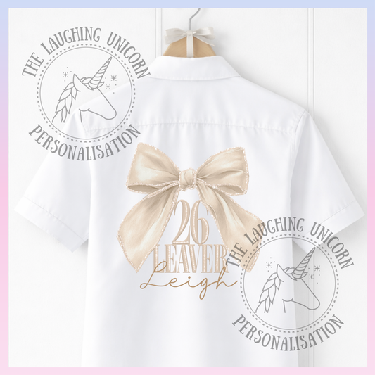 Personalised 2026 Leavers School Shirt