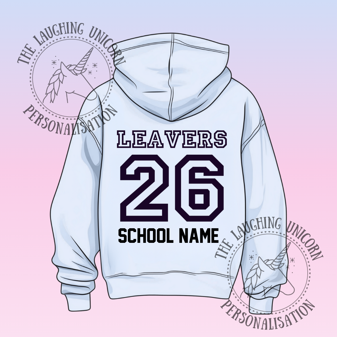 2026 Personalised Leavers Hoody