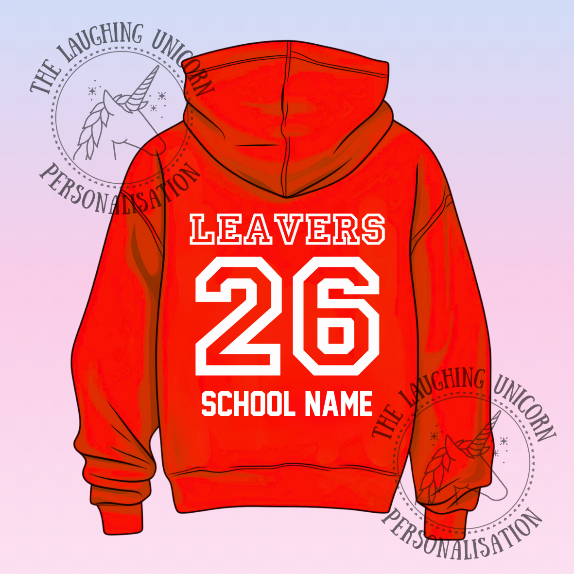 2026 Personalised Leavers Hoody