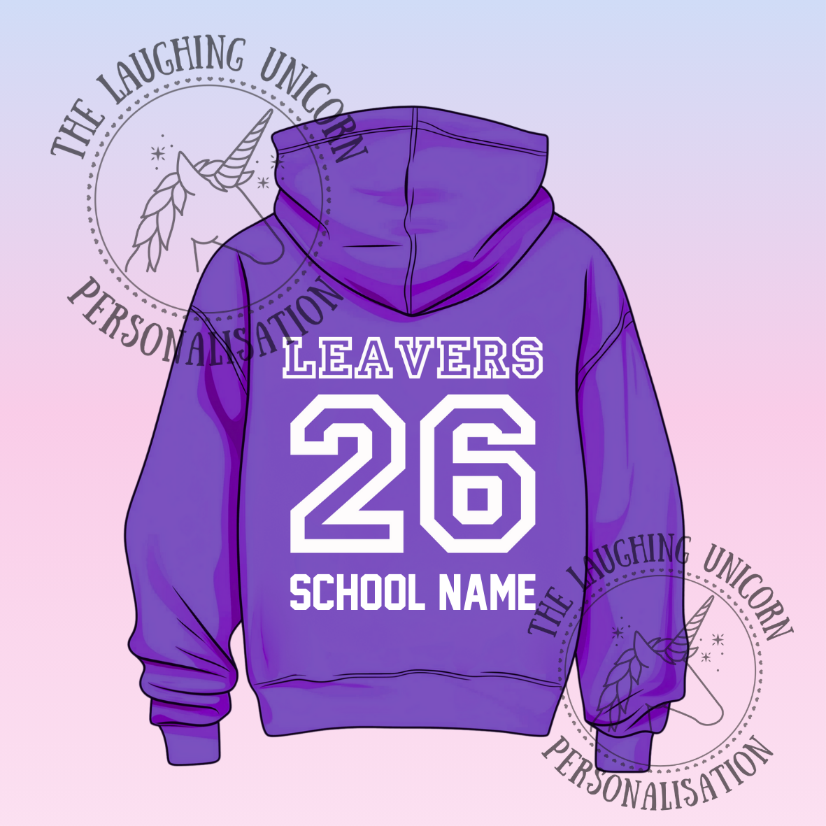 2026 Personalised Leavers Hoody