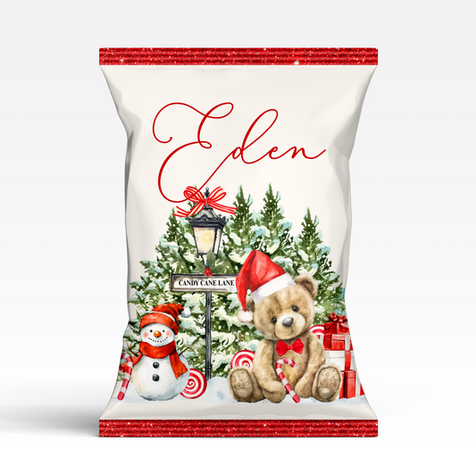 Personalised Christmas Treat Packet