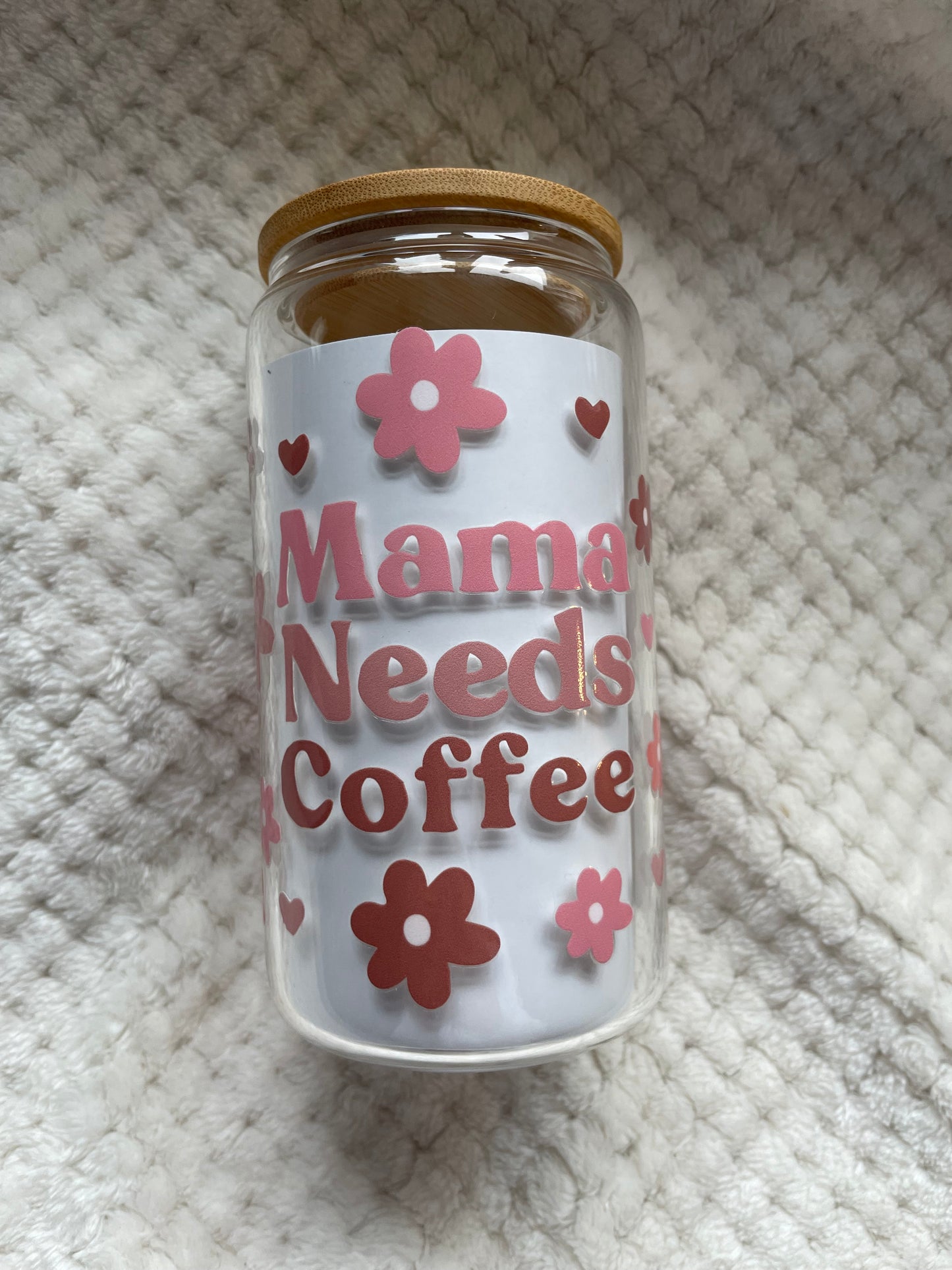 16oz Glass Libby Can Cup – Cute Reusable Drinkware