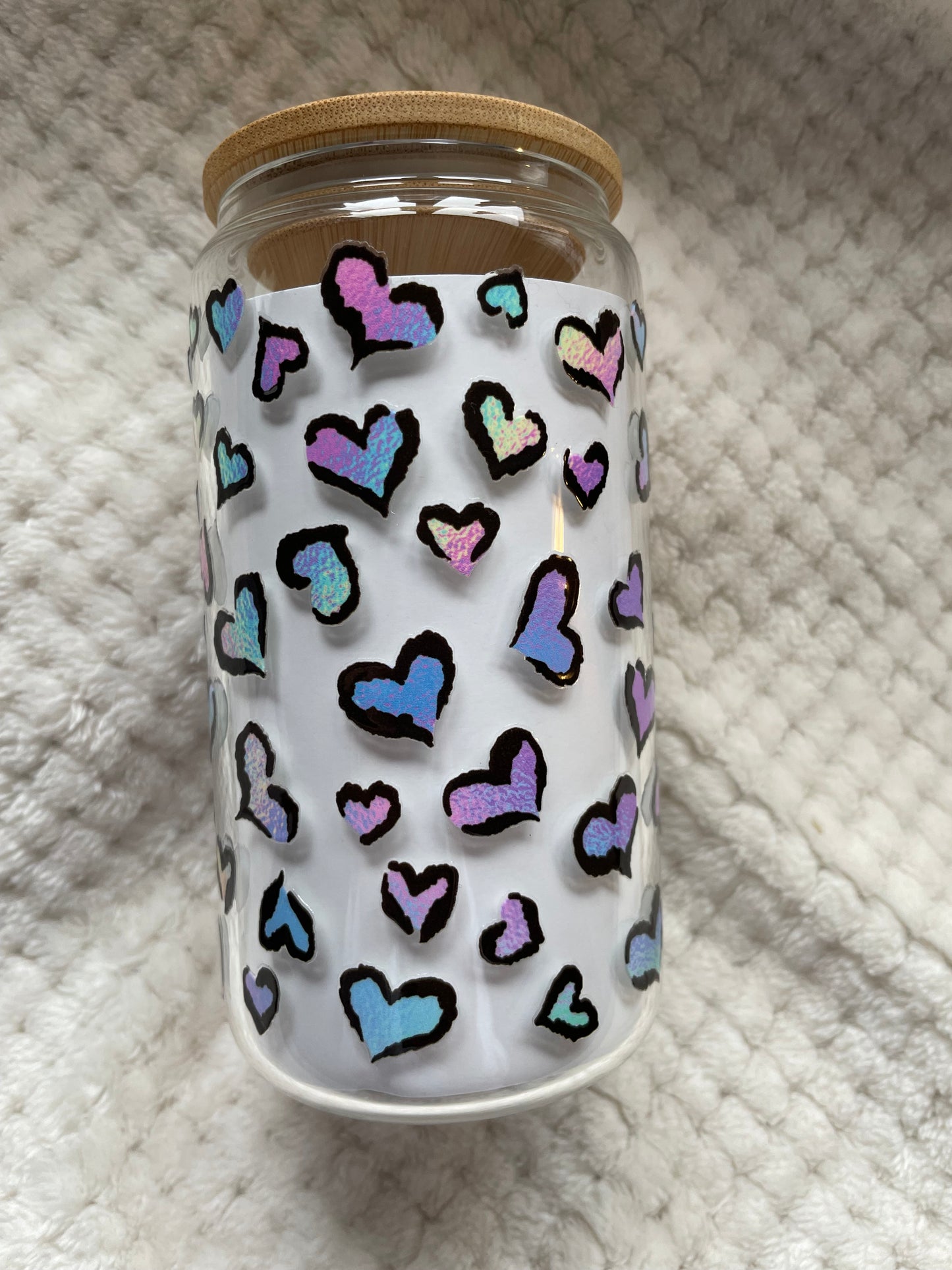 16oz Glass Libby Can Cup – Cute Reusable Drinkware