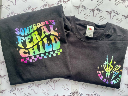 Someone’s Feral Child T-Shirt – Funny Kids Tee